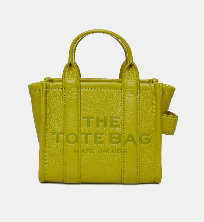 Micro Tote Leather Crossbody Bag