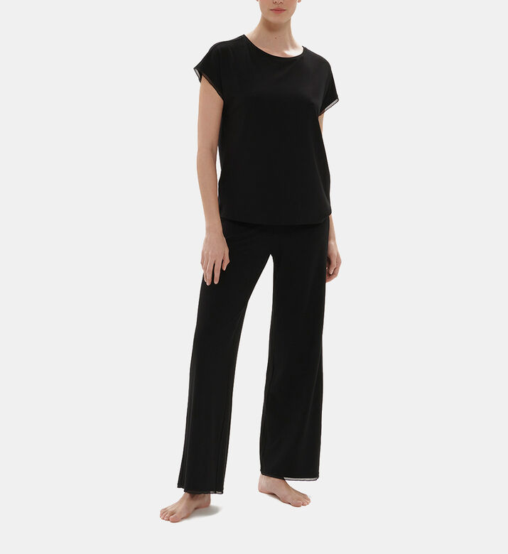 Aurore Lace-detailed Knitted T-shirt