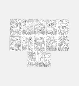 Ooly Undercover Art Hidden Pattern Unicorn Friends Coloring Activity, Packshot View