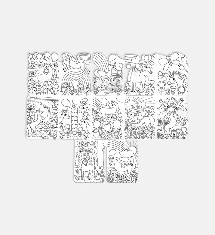 Ooly Undercover Art Hidden Pattern Unicorn Friends Coloring Activity, Packshot View