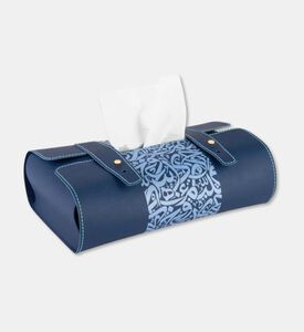 Silsal Huruf Navy Tissue Box, Packshot View