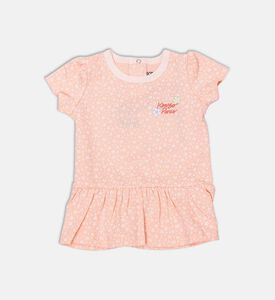 طقم بنطال وبلوزة 3 قطع بطبعة أزهار