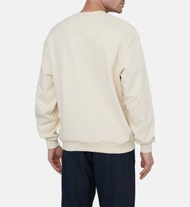 سويت شيرت بياقة مستديرة بأكمام طويلة