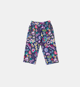 بنطال بطبعة شعار على كامله