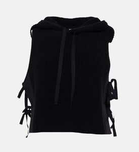 The Kooples Side Tie Details Cropped Vest, Packshot View