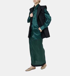 Gabardine Sleeveless Tailored Vest Gabardine Sleeveless Tailored Vest