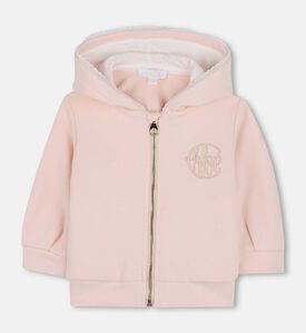 كنزة بغطاء رأس بأكمام طويلة