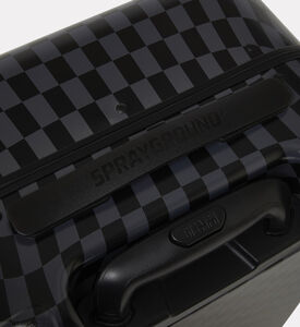Sprayground Check Pattern Carry-on Luggage, Packshot View
