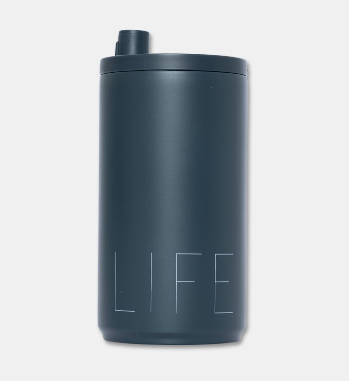 Design Letters Life Tritan Mini Travel Mug, Navy, 350-ml, Packshot View
