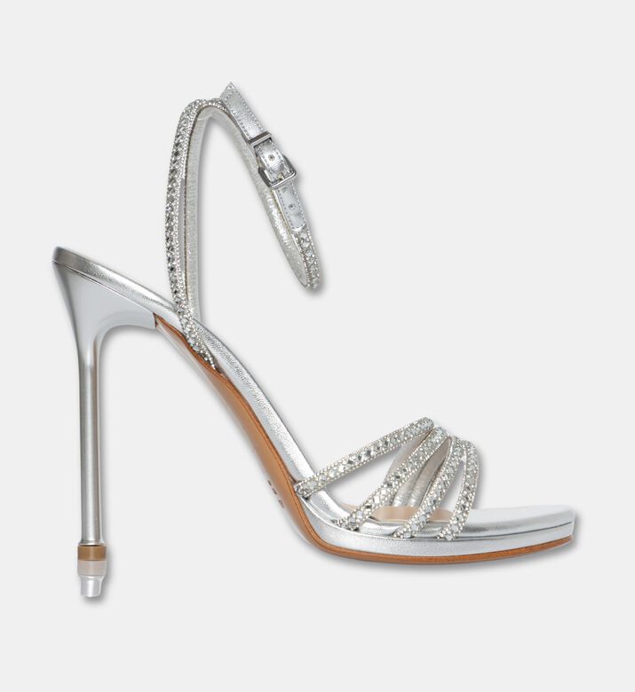 Albano Shoes Soft Strass, Silver, Eu-41, Packshot View