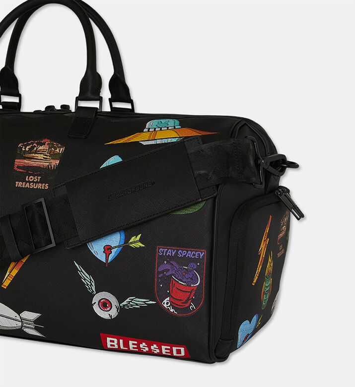 Sprayground All-over Patches Design Duffle Bag, Packshot View