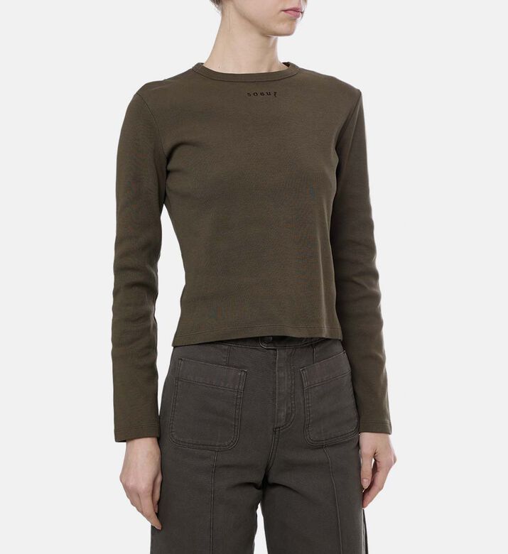 Flavie Crewneck Long-sleeve T-shirt