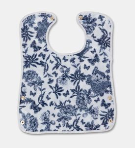 Tartine et Chocolat Canvas Baby Bib, Blue, Packshot View