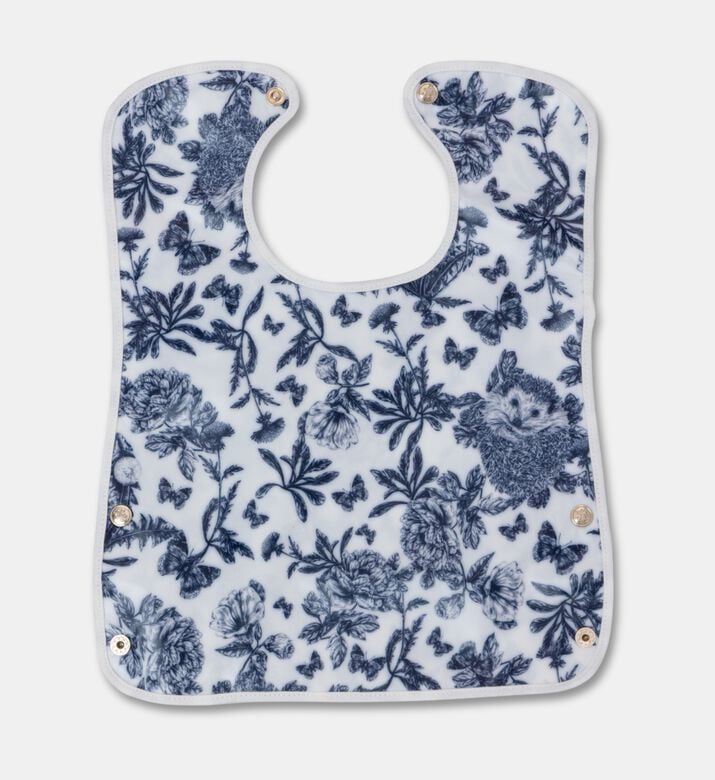 Tartine et Chocolat Canvas Baby Bib, Blue, Packshot View
