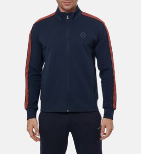 Hackett London Stripe-print Long-sleeve Sweater, Model View