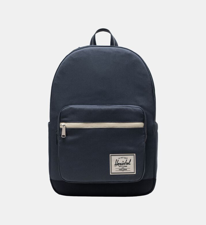 Raven Crosshatch Round-shape Classic Front Pocket Backpack