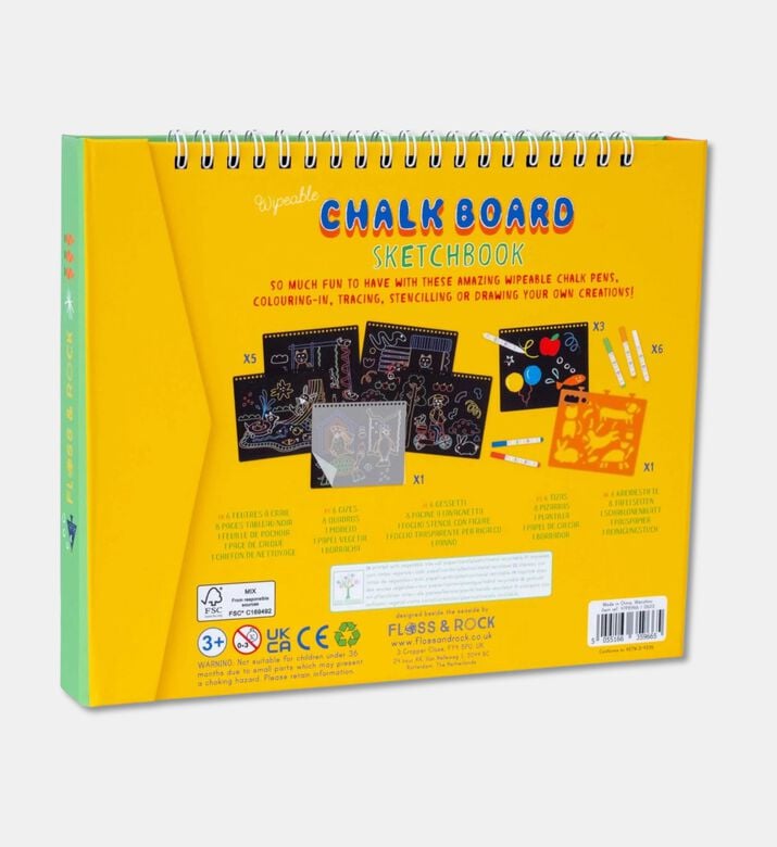 Floss and Rock Pets Chalkboard Sketchbook, Packshot View