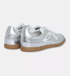 Schutz Metallic Croc-embossed Sneaker, Packshot View