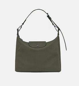 Longchamp Le Pliage Xtra Leather Hobo Bag, Dark-green, Packshot View