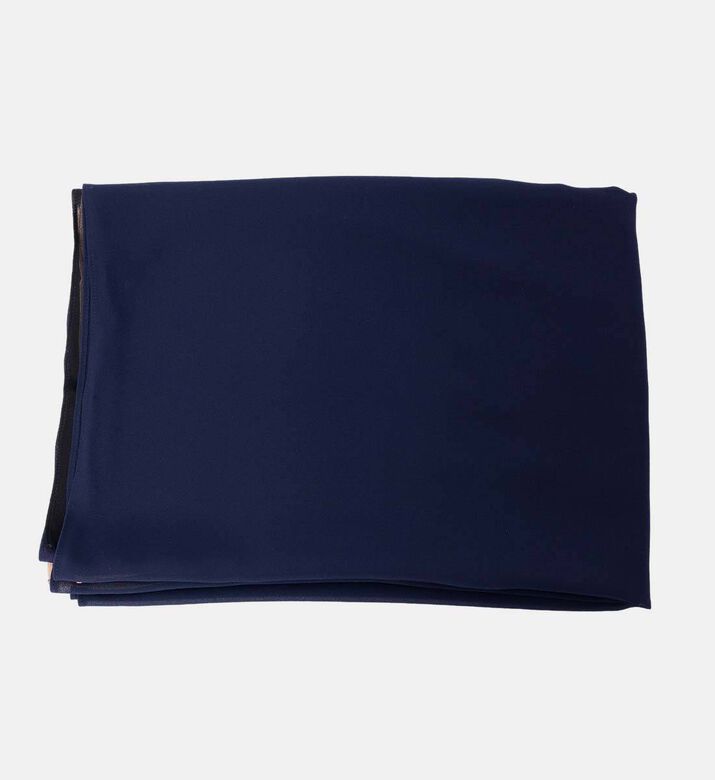Edward Achour Paris Gradient Rectangular Scarf, Navy, Packshot View