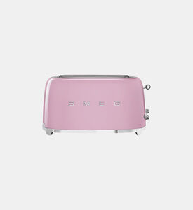 Smeg 50s Style 4-slice Toaster, Pink, Packshot View