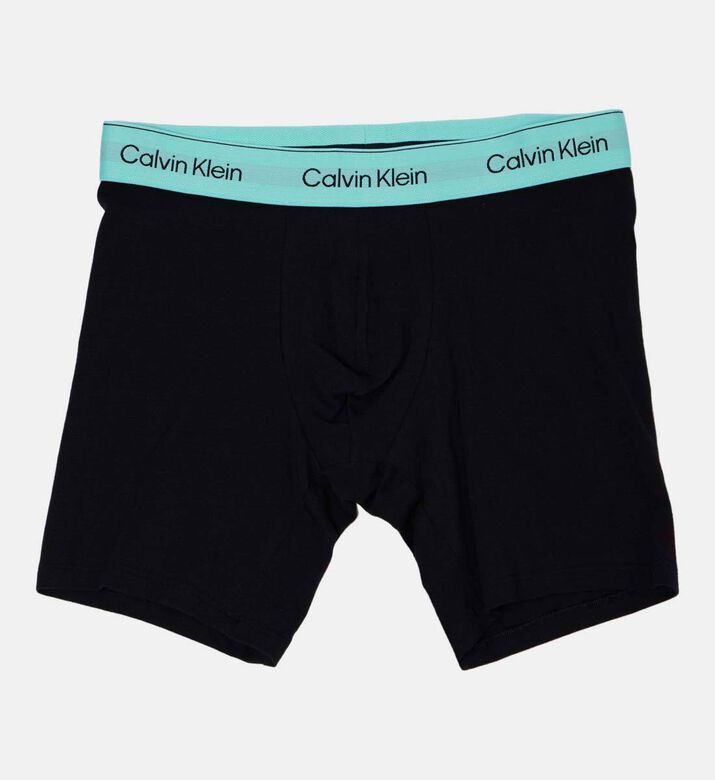 Calvin Klein Casual Logo-print 3-pack Boxers, Blue, M, Packshot View