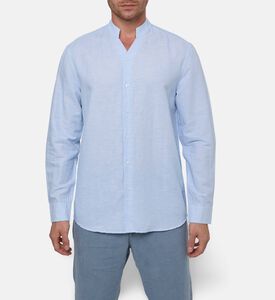 Galeries Lafayette Shirt Hcali, Blue, 39-40, Model View