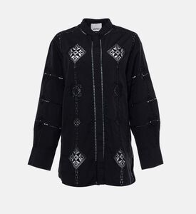 Soeline Embroidered Button-down Shirt
