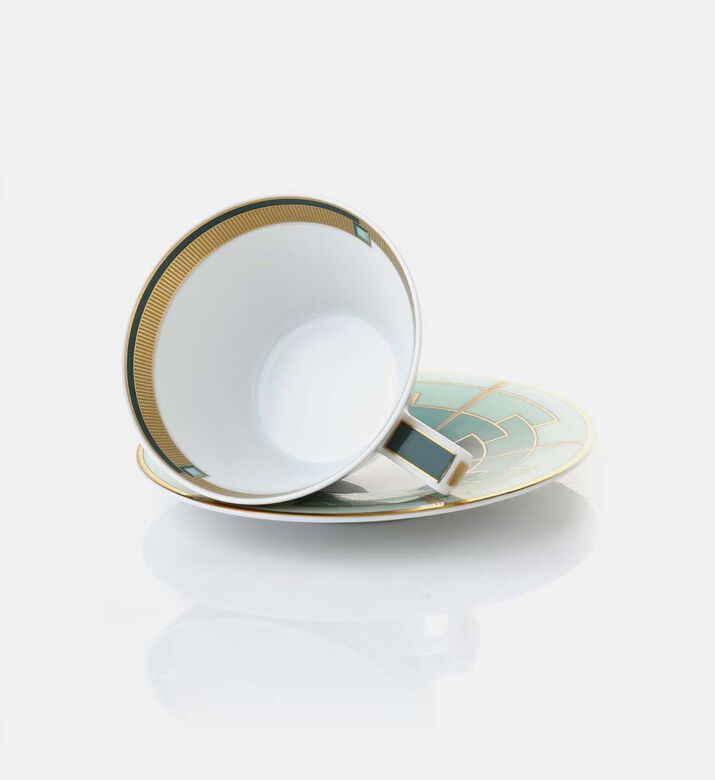Emerald Saucer Tea Cup Set
