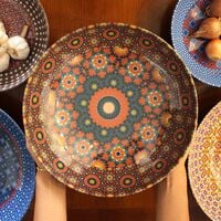 Melamine Berythe Teal Bowl