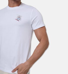 Maison Labiche Popincourt Skier-embroidery T-shirt, Model View