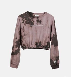 Apocalypse Cotton Cropped Sweatshirt