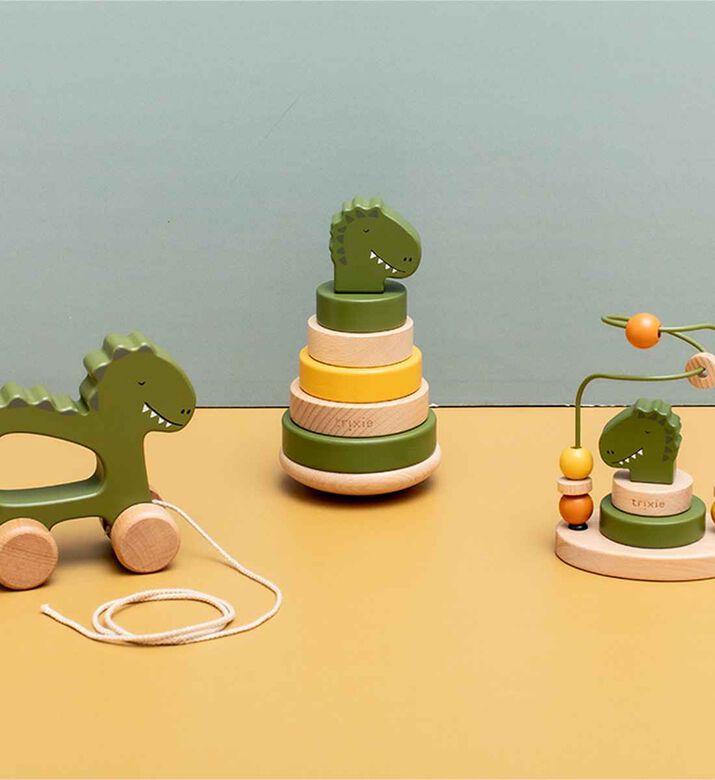 Mr. Dino Wooden Stacking Toy