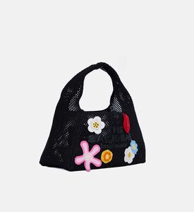 Crochet Top Handle Mini Sack Bag Crochet Top Handle Mini Sack Bag