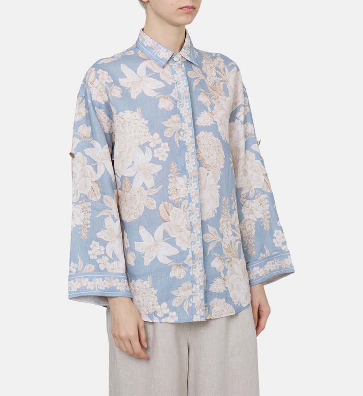 All-over Floral-print Long-sleeve Shirt