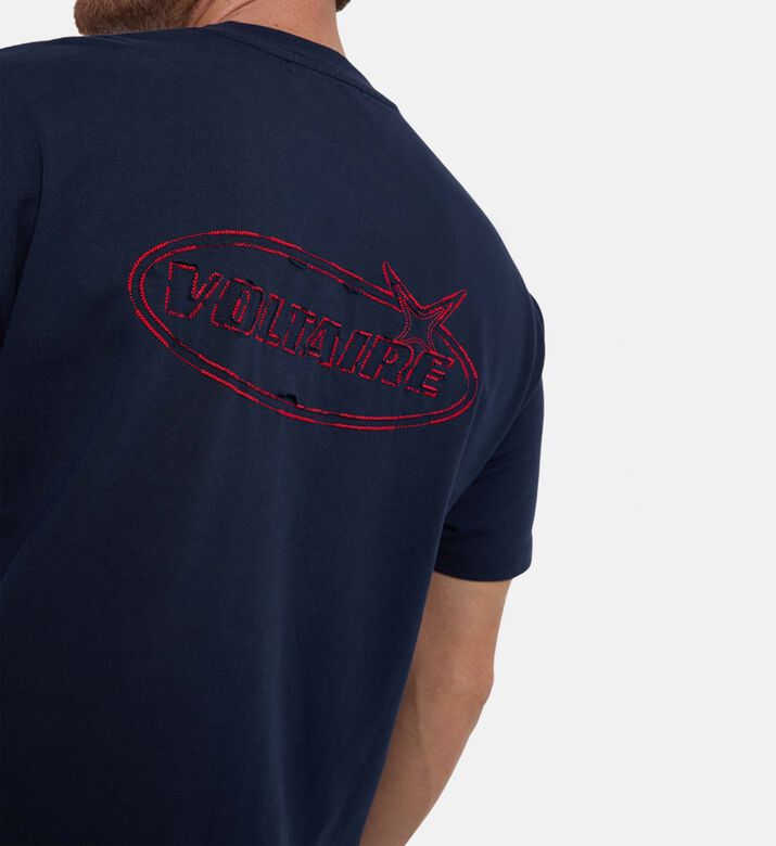 Zadig et Voltaire Crewneck Short-sleeve T-shirt, Model View