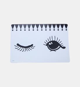 طقم مفارش بلاستيك بعين مفتوحة وأخرى مغلقة 4 قطع