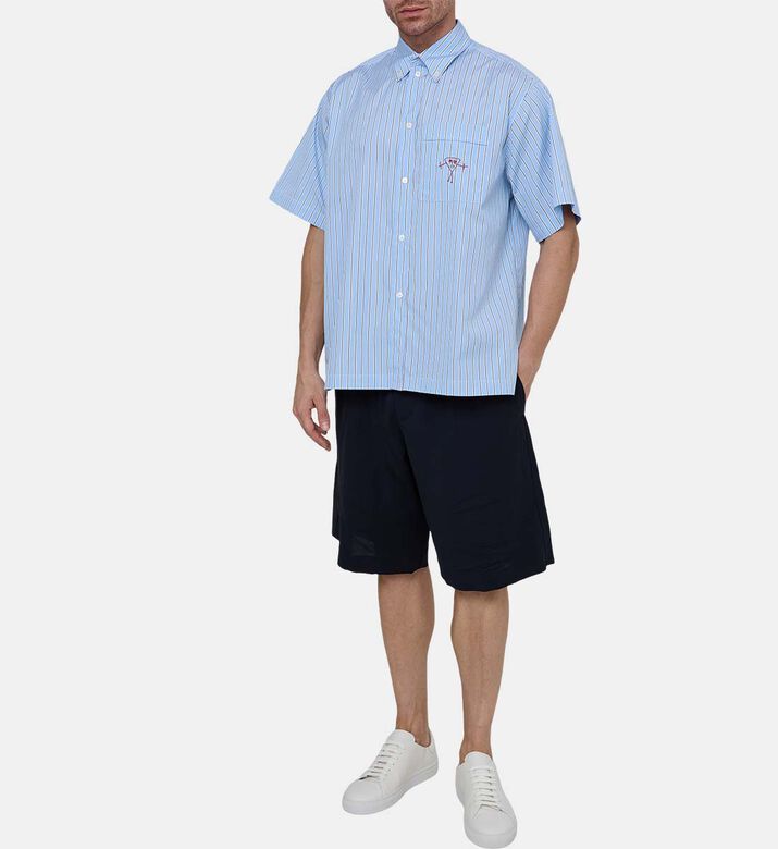 شورت بحزام خصر مطاطي قابل للسحب