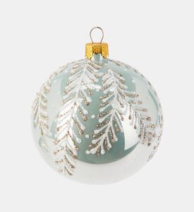 Home Deco and More Xmas Ball Glass, Light-blue, Packshot View