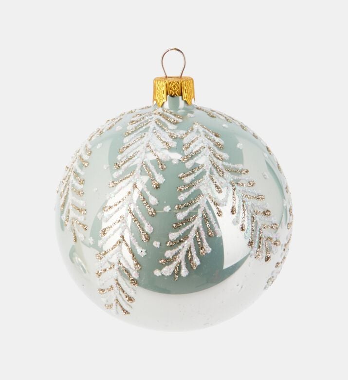 Home Deco and More Xmas Ball Glass, Light-blue, Packshot View
