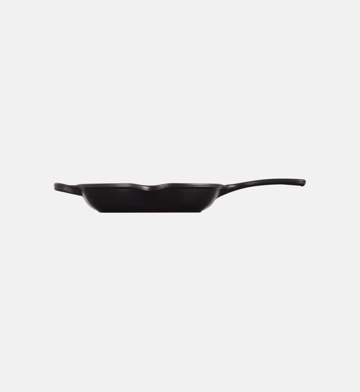 Le Creuset Grillit Cast Iron Oblong Skillet, Black, 32-cm, Packshot View