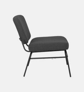 Home Deco and More Almeda Lounge Chair, Anthracite, Packshot View