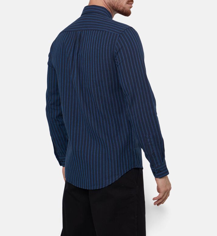 Samsoe Shirt Saliam, Blue, L, Model View