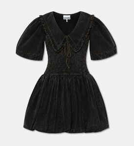 Ganni Cotton Mini Bubble Dress, Packshot View