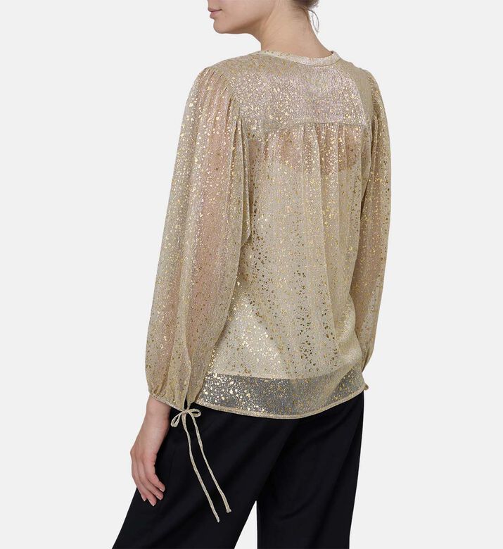 بلوزة كورتيس بأكمام طويلة