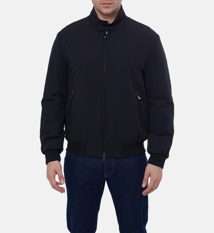 High Neck Zip Fastening Jacket