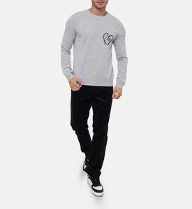 Zadig et Voltaire Heart-print Long-sleeve Sweater, Model View