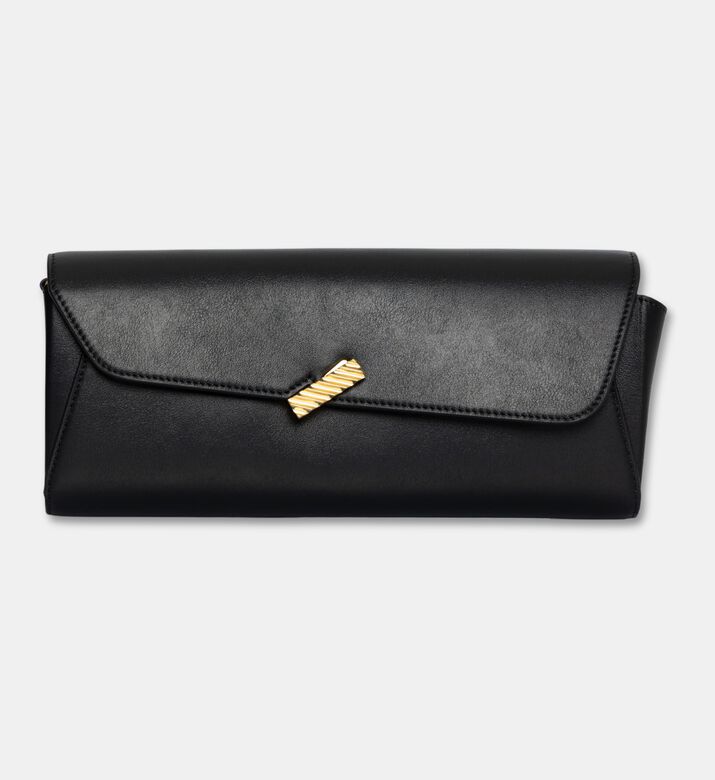 Mlouye Calf Leather Isla Grab Wallet, Black, Packshot View