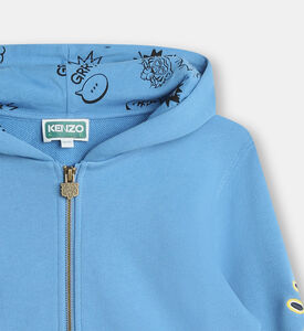 كارديغان صوف بغطاء رأس