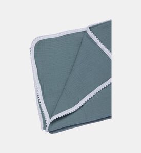 بطانية موسلين بزخرفة النعناع الدائرية